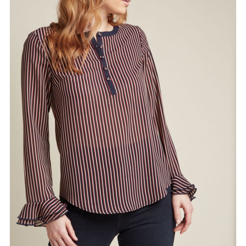ModCloth striped blouse